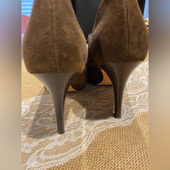 Cole Haan🚨NWOT Women's Nike Air Brown Suede Pull-on Ankle Booties Boots S7”NWOT - Picture 12 of 14